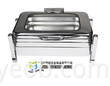 Golden Round Chafing Dish